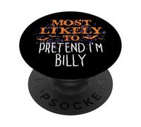 Molto probabilmente hocus Halloween fingono che io sia Billy PopSockets PopGrip Adesivo