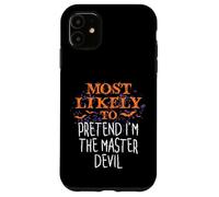Molto probabilmente Hocus Halloween fingono di essere il diavolo maestro Custodia per iPhone 11