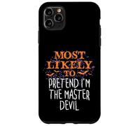 Molto probabilmente Hocus Halloween fingono di essere il diavolo maestro Custodia per iPhone 11 Pro Max