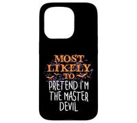 Molto probabilmente Hocus Halloween fingono di essere il diavolo maestro Custodia per iPhone 15 Pro