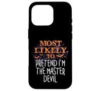 Molto probabilmente Hocus Halloween fingono di essere il diavolo maestro Custodia per iPhone 16 Pro
