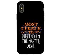 Molto probabilmente Hocus Halloween fingono di essere il diavolo maestro Custodia per iPhone X/XS