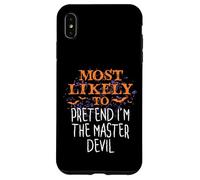 Molto probabilmente Hocus Halloween fingono di essere il diavolo maestro Custodia per iPhone XS Max