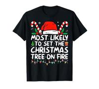 Molto Probabilmente incendierà L'Albero di Natale Brutto Maglione Maglietta