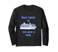 Molto Probabilmente Non Dare Un Viaggio in Nave Crociera Regalo viaggiatori Maglia a Manica