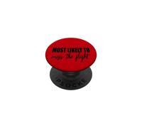 Molto probabilmente perderà il volo. Sempre in ritardo amico. PopSockets PopGrip Adesivo