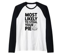 Molto Probabilmente rubare la Torta Divertente per i buongustai Maglia con Maniche Raglan