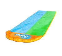 Molto | Doppia pista scorrevole con Splashboost 5,38 m per 2 - Scivolatore d'acqua per bambini con accelerazione extra - Gioco acquatico per giardino e piscina