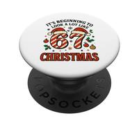 Molto simile a Christmas 67 Six Seven Funny Xmas 6-7 Brain Rot PopSockets PopGrip Adesivo