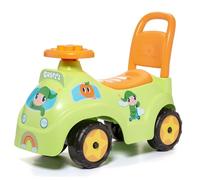 MOLTÓ | Trotterino RIBLIE GO Verde Gusyluz con 10 blocchi e ampio bagagliaio | Girello e trotterino 2 in 1 per bambini | Sicuro, divertente e colorato | Da 10 a 36 mesi