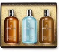 Molton Brown Legno & Aromatico Bagno & Doccia Gel Set Regalo - 3 x 300 ML Corpo