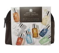 MOLTON BROWN Set Regalo 8 Pezzi Mini Travel Bag Corpo & Capelli