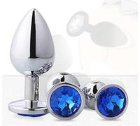 MOLUCI Attrezzi da addestramento Rotondi, Set da addestramento di 3 Pezzi in Acciaio Inox Blu