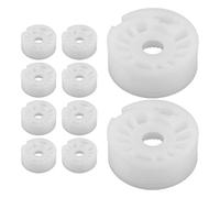 MOLUCKFU 10 Pezzi Ruota Per Sollevatore Di Vetro Ingranaggio Del Tamburo Della Finestra Regolatore Finestra Bobina Regolatore Finestrino Auto Bobina Del Lunotto White