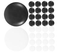 MOLUCKFU 100 Pezzi Pezzi degli Scacchi Go in Resina Resistente, Set da Gioco da Tavolo Pietre Nere e Bianche da 1,4 Cm, Accessori per Partita a Scacchi Compatta per Uso Domestico