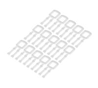 MOLUCKFU 100 Pezzi Plastic Banding Strapping Kit With Transparent Polypropylene Buckles Manual Application For Versatile Packaging Use