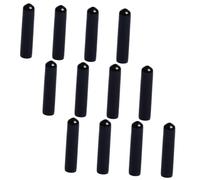 MOLUCKFU 12 pezzi Tappi Versatori in Gomma Nera per Bottiglie Vino e Liquori Copertura Protettiva Antipolvere per Beccucci Versatori Accessori per Bottiglie di Olio e