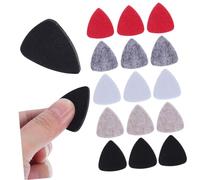 MOLUCKFU 15pezzi Plettri Per Chitarra Feltro Di Plettro Per Chitarra Elettrica Acustica e Ukulele Resistente e Versatile Per Progetti Fai Da Te e Pratica Musicale