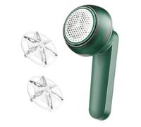 MOLUCKFU 1set Rasatore Elettrico Per Tessuti Usb Ricaricabile Leggero e Portatile Rimuove Pilling e Lanugine Da Abbigliamento Con Testine Di Ricambio