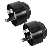 MOLUCKFU 2 Pezzi Cicalino Elettronico Piezoelettrico Sfm380 12V/24V Terminale a Vite Allarme Continuo per Sistemi di Automazione Industriale e Segnalazione Macchine