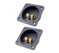 MOLUCKFU 2 pezzi Connettore Box Altoparlante Vie Accessorio Terminale Vite per Casse e Subwoofer Montaggio Superficie Facile e Stabile