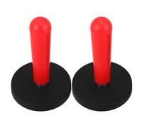 MOLUCKFU 2 Pezzi Magneti per Pellicola Auto Strumento di Posizionamento Magnetico per Film Vinilico Gripper Vinile Rosso per Tintura Vetri e Wrapping Veicoli Alta visibilità e Resistenza