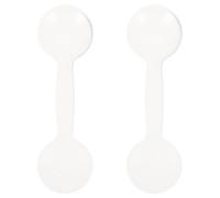 MOLUCKFU 2 pezzi Occluder per Test della Vista Scudo Professionale per Esami Oculari Antiscivolo Strumento Optometria Portatile per Famiglie Design Ergonomico Materiale Durevole