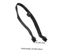 MOLUCKFU 2 Pezzi Pcie Pin Doppio Pin Maschio Maschio Kit Estensione Alimentazione GPU Trasmissione Elettrica Stabile Costruzione in Rame e Plastica Compatibile