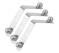 MOLUCKFU 3 Pezzi Accessori per Bastoni da Passeggio con Molla Forma di V e Clip di Sicurezza Regolabile per Altezza Supporto Fermo per Stampelle e Ausili alla Mobilità per Uso Quotidiano e