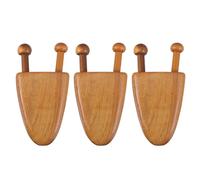 MOLUCKFU 3 pezzi Massaggiatori in Legno per Raschiatura Muscolare Design Ergonomico e Portatile per Massaggio Cervicale Spalle e Punti Trigger Adatti Uso Domestico e Professionale