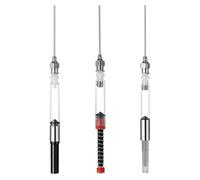 MOLUCKFU 3 Pezzi Riempitivo Inchiostro per Penna Stilografica, 11 G | Compatibile Aperture Strette, Interfaccia Rimovibile, Ago Incluso, per Scrivania e Aula, Pulizia Mani