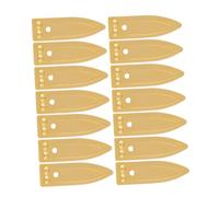 MOLUCKFU 30 pezzi Kit Elettrodi in Rame per Esperimenti Scientifici Batteria Frutta Strisce di Rame Affidabili per Apprendimento Fisico per Scuola e Laboratorio Educativo