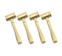 MOLUCKFU 4 Pezzi Martelletto da Giudice in Legno per Gioco di Ruolo Accessorio Costume Giudice Martello Giocattolo per e Regalo per Studenti di Giurisprudenza Festa e Cosplay