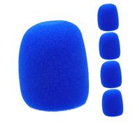 MOLUCKFU 5 Pezzi Copertura in Schiuma Per Microfono Portatile Riutilizzabile Spessa Antispruzzo Per Ktv Concerti Studi Accessori Per Microfono