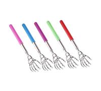 MOLUCKFU 5pezzi Grattaschiena Estensibile Inossidabile Da Strumento Manuale Per Sollievo Itch Facile Da Trasportare e Utilizzare Per Anziani e Famiglie