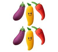 MOLUCKFU 6 Gomme da Cancellare a Forma di Frutta e Verdura Gomme Vegetali per Disegno e Ufficio Piccole Cartoon Multifunzione per Studenti e Uso Scolastico