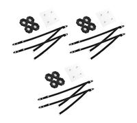 MOLUCKFU 6 Pezzi Cinghie Di Sicurezza Per Mobili Per Televisione Ribaltamento Dei Mobili Sulla Prevenzione Cinghie Di Fissaggio Black