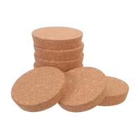 MOLUCKFU 8 Tappi di Sughero Conici per Bottiglie di Vino, Tappo Riutilizzabile in Sughero Naturale Chiusura Ermetica, Adatti per Decanter e Bottiglie di Vetro, Confezione da 8 Pezzi