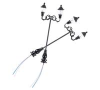 MOLUCKFU 87 2 Pezzi per Decorazione Tavolo di Sabbia, Modellismo Architettonico, Accessori per Casa delle Bambole, Luce Bianca per Interni e Paesaggi in Miniatura