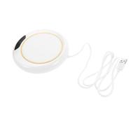 MOLUCKFU Base Riscaldante Tazza Elettrica Riutilizzabile con Temperatura Regolabile Scaldino USB Portatile per Caffè e Tè Scaldatazza da Scrivania per Casa e Ufficio