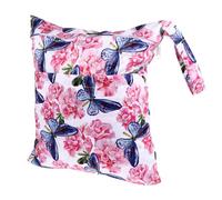 MOLUCKFU Borsa Pannolini Lavabile con Doppia Zip Wet Dry per Viaggi e Passeggino Organizer Riutilizzabile con Due Scomparti Separati per Borsa Cambio Ragazzo Ragazza