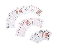 MOLUCKFU Carte da Gioco in Braille per Ipovedenti e Non Vedenti, Carta Resistente, Design Portatile, per Apprendimento e Gioco Inclusivo Visivo