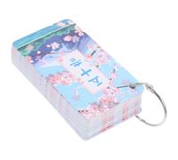 MOLUCKFU Carte Giapponesi per Principianti con Hiragana e Katakana Sillabario Gojūon Chiaro e Leggero Schede Flash con Anello per Studio e Esercizi Ovunque