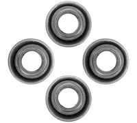 MOLUCKFU Cuscinetti Per Ruote Sedie a Rotelle 4 Pezzi Kit in Acciaio Per Forcella Anteriore e Asse, Cuscinetti a Sfere Sostituzione Per Sterzo Girevole, Accessori Riparazione Per Ausili Mobilità