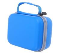 MOLUCKFU Custodia Rigida in Eva per Macchina Fotografica Digitale e Mini Stampante Portatile, Borsa Antiurto per Bambini, Custodia da Viaggio Compatta Blu Scomparti Organizzatori