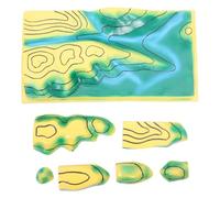 MOLUCKFU Di Linee Di Contorno Attrezzatura Per Laboratorio Di Geografia Scolastica Mappa Topografica Per Dimostrativo Di Geografia Strumento Dimostrativo Di Morfologia