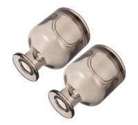 MOLUCKFU Diffusore Vuoto in Vetro Ambrato 150 Ml Bastoncini di Giunco Flacone Ricaricabile per Aromaterapia Barattolo Decorativo per Diffusore di Profumo in Soggiorno e Ufficio