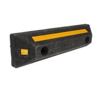 MOLUCKFU Fermaruota in Gomma Resistente per Garage Auto e Moto Cuneo Antiscivolo per Parcheggio Veicoli Blocco Ruote Visibile e Durevole Adatto Tutti i Tipi di Pneumatici per Box Auto