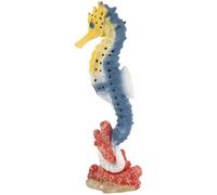 MOLUCKFU Giocattolo Cognitivo di Plastica a Forma di Cavalluccio Marino, Figura Animale Dell'oceano Compatta e Leggera, Decorazione e Gioco Educativo per Compleanni