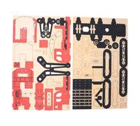 MOLUCKFU Giocattolo di Montaggio Fai da Te 3D in Legno Escavatore Puzzle di Auto Assemblato Modellino Decorativo per e Adulti Esercizio di Abilità Manuale e Immaginazione Spaziale